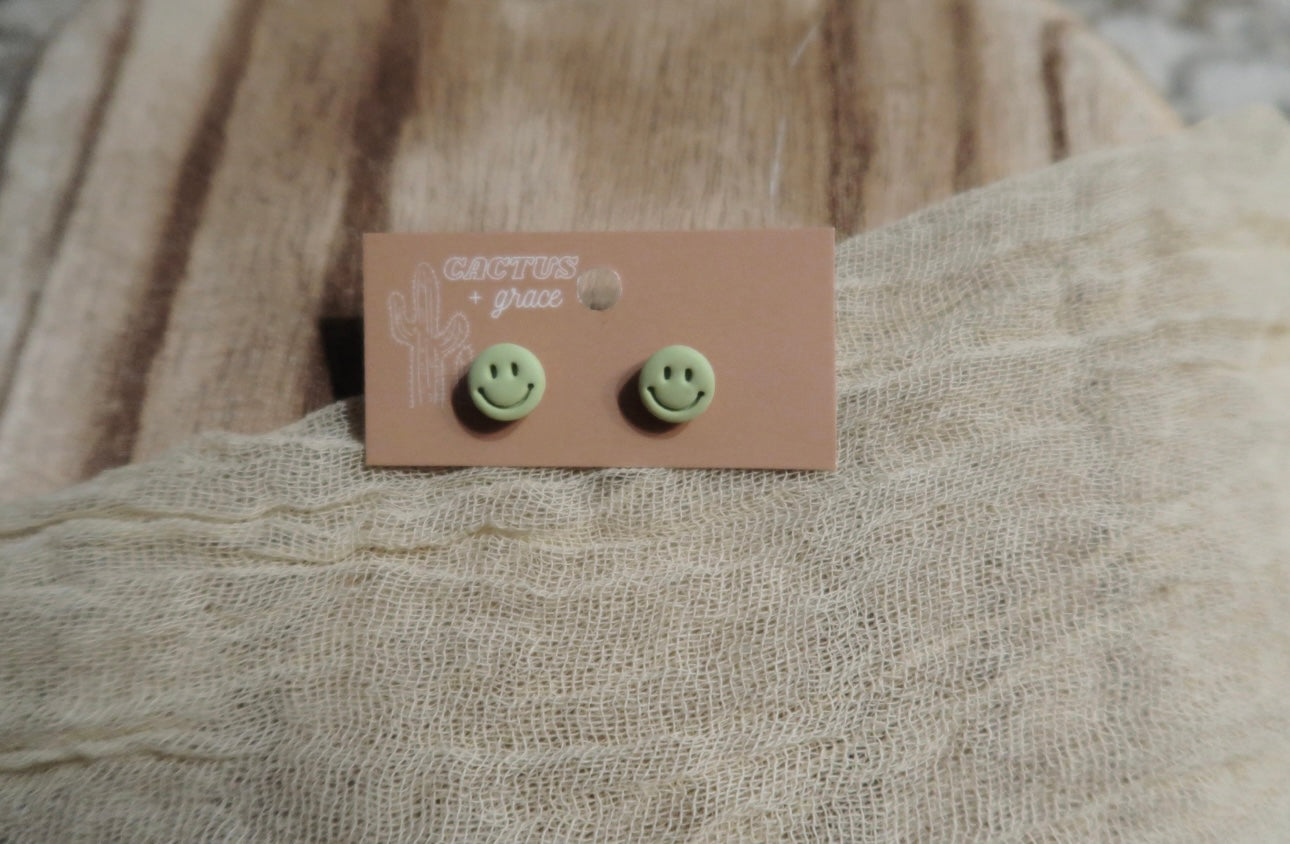 Mini Smiley Studs