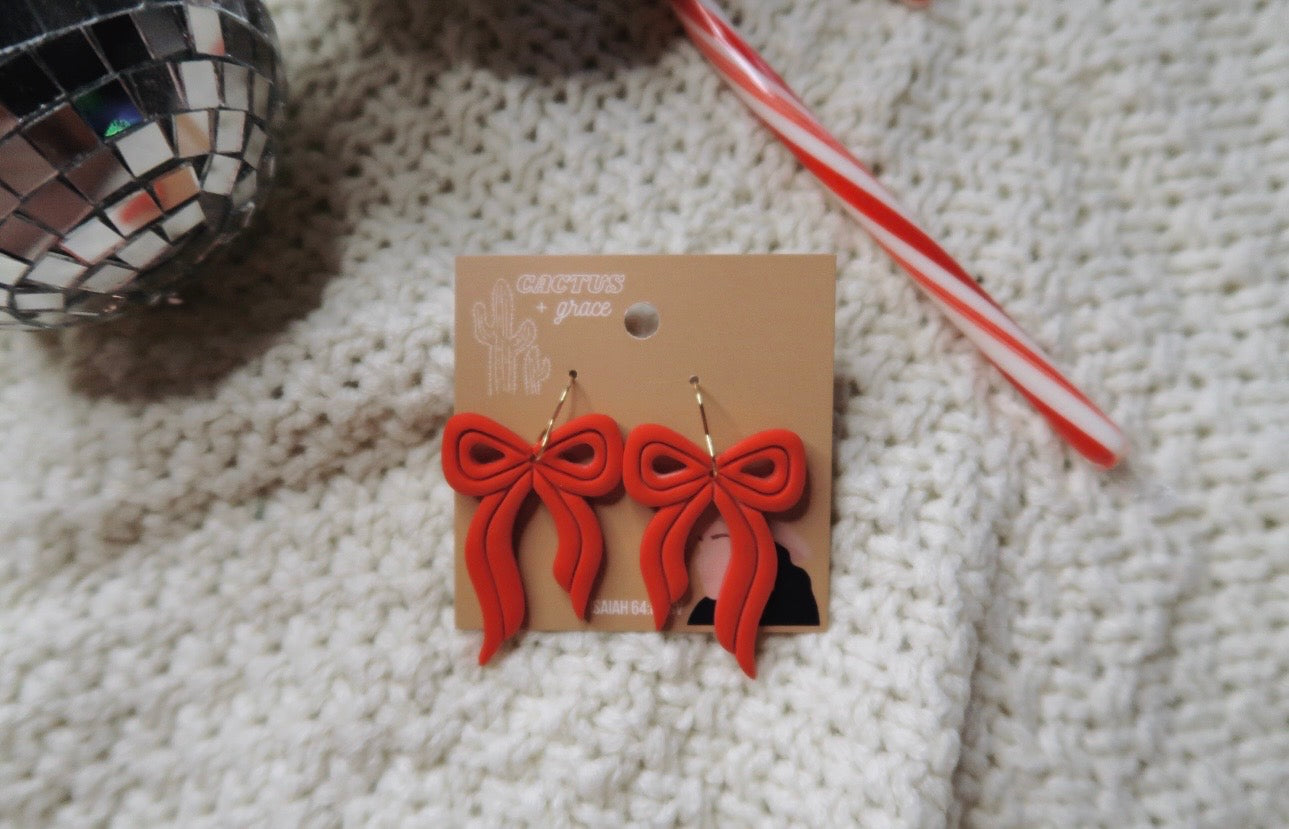 Red Christmas Bows